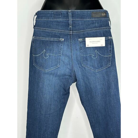 Adriano Goldschmied “The Farrah” skinny Women's High Rise Blue jeans Size 25 - Picture 7 of 16